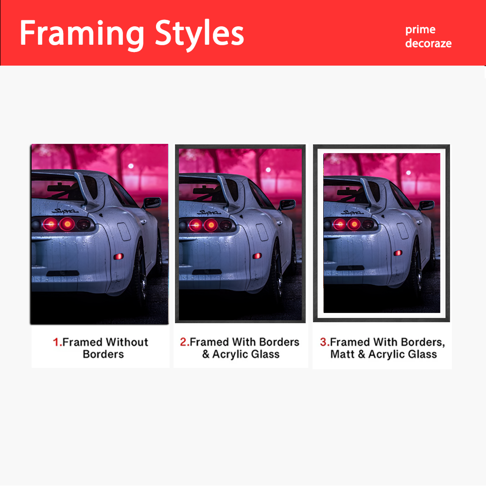 Toyota Supra Forza | Car Wall Art | Single Panel