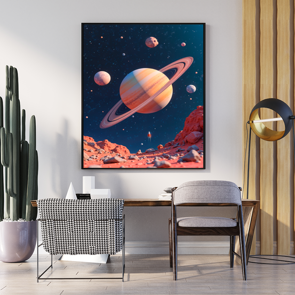 Mercury Planet | Poster Wall Art | Single Panel