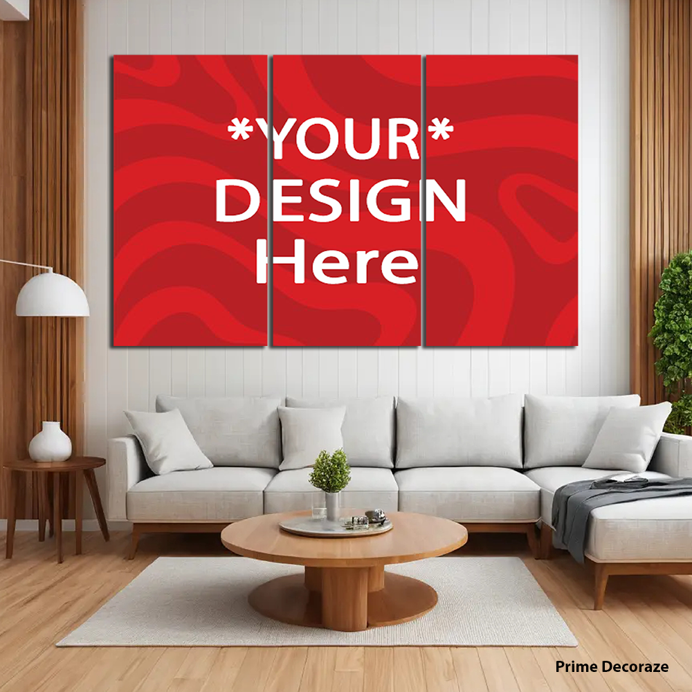 Your Design Artwork | Custom Wall Art | 3 Panels