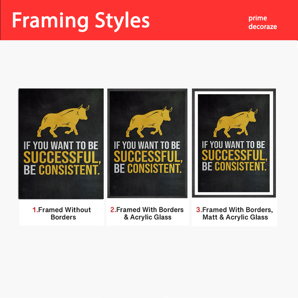 If You Want To Be Successful | Poster Wall Art | Single Panel