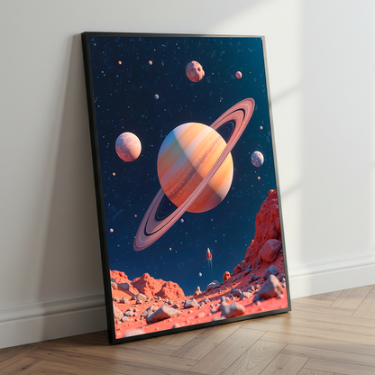 Mercury Planet | Poster Wall Art | Single Panel