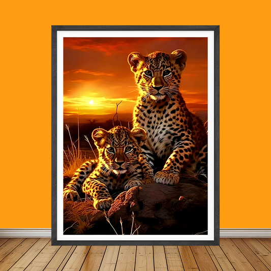Leopard Cub | Animal Wall Art | Single Panel