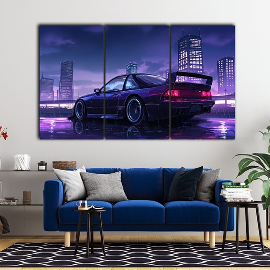 Fbroceh JDM Cars Rx7 | Cars Wall Art | 3 Panels