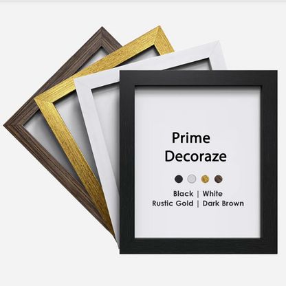 Golden Triangle Shapes Deer Tree Frame Art | Nordic Art | 3 Panels