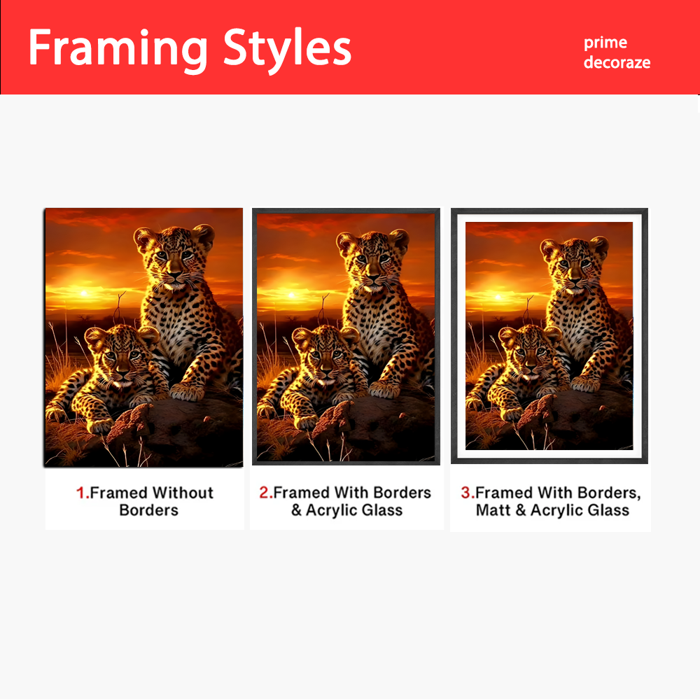 Leopard Cub | Animal Wall Art | Single Panel