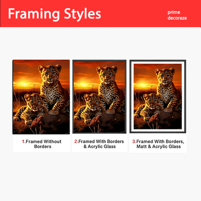 Leopard Cub | Animal Wall Art | Single Panel
