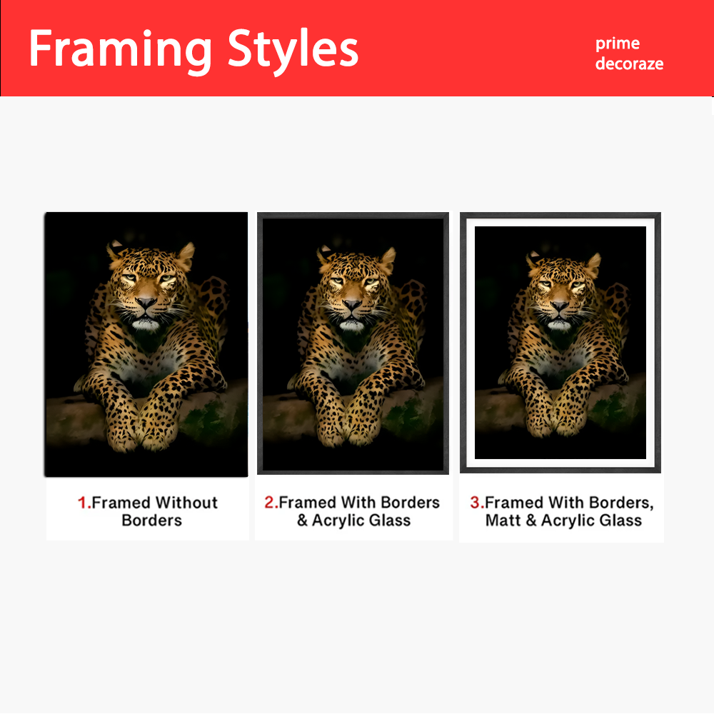 Tiger Portrait | Animal Wall Art | Single Panel