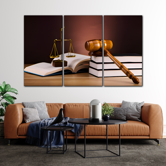 Law and Order | Office Wall Art | 3 Panels