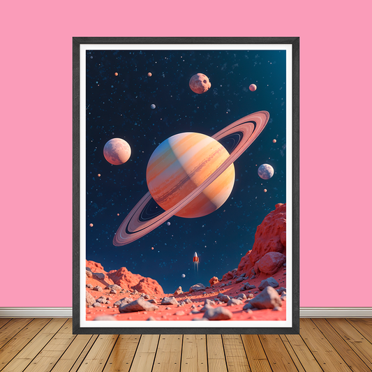 Mercury Planet | Poster Wall Art | Single Panel