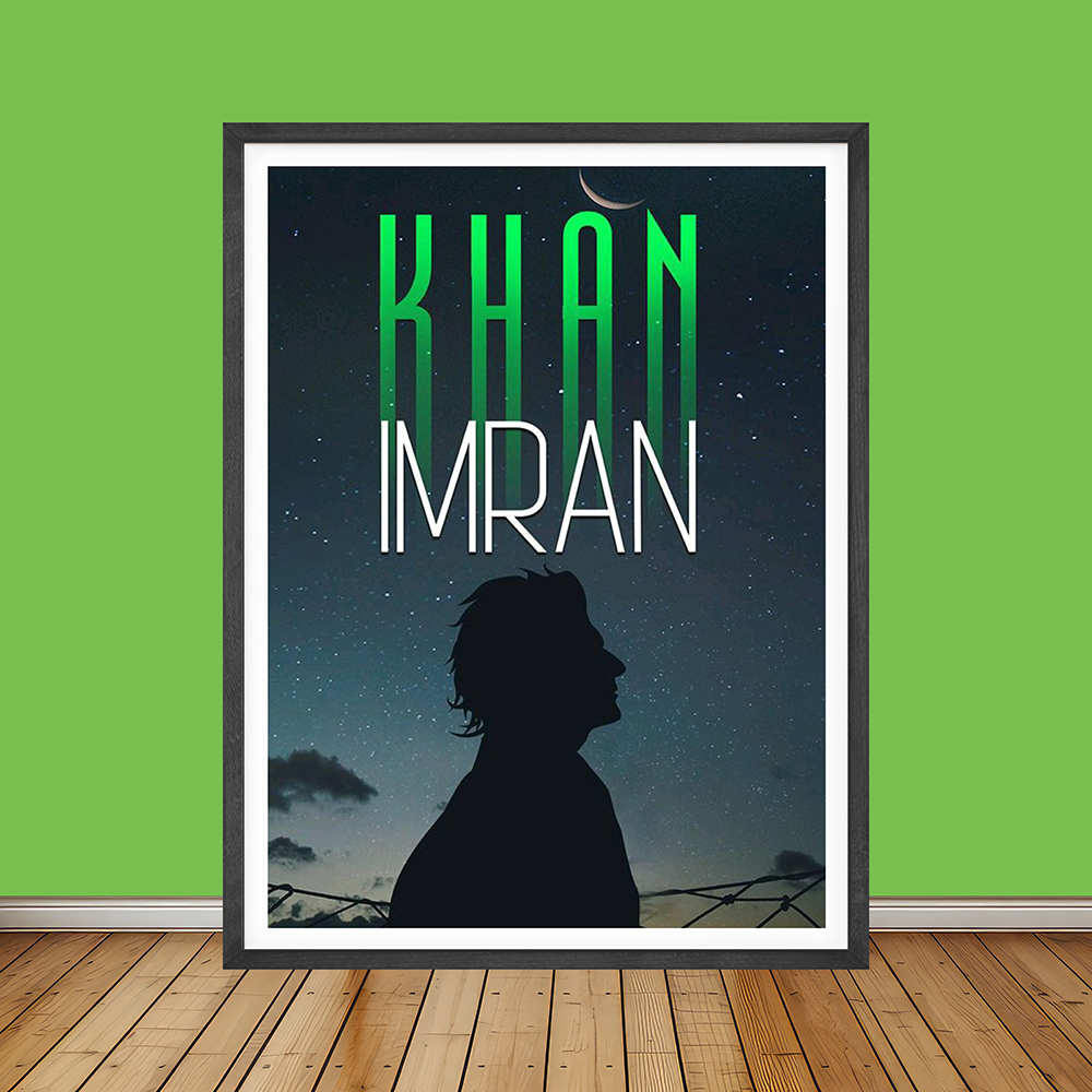 Imran Khan | Poster Wall Art | Single Panel