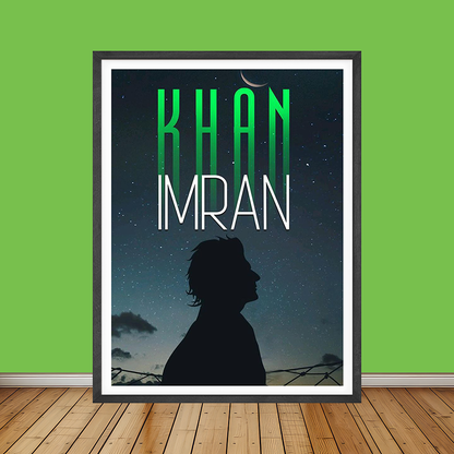 Imran Khan | Poster Wall Art | Single Panel
