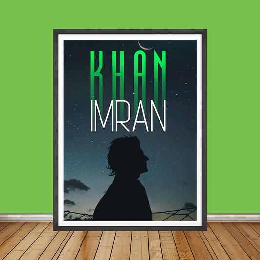 Imran Khan | Poster Wall Art | Single Panel