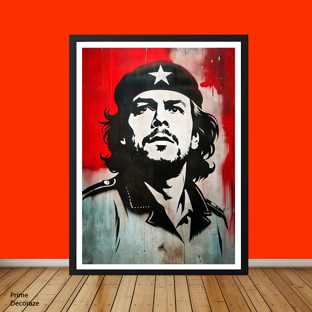 Che Guevara | Figure Poster Wall Art | Single Panel