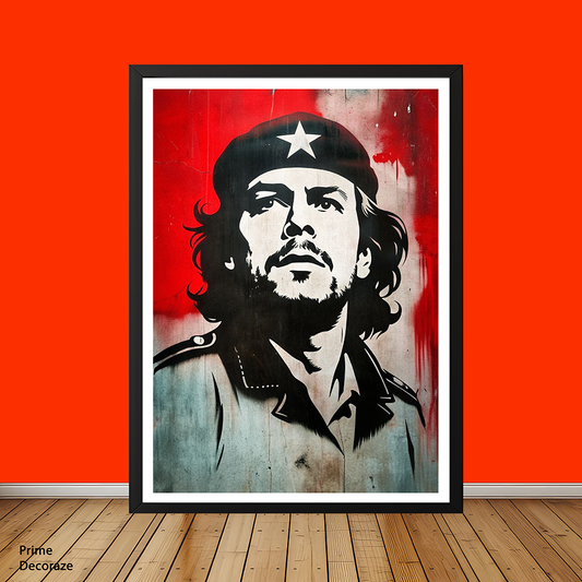 Che Guevara | Figure Poster Wall Art | Single Panel