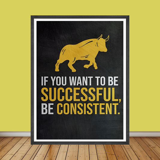 If You Want To Be Successful | Poster Wall Art | Single Panel