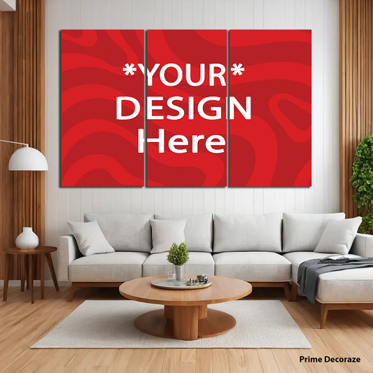 Your Design Artwork | Custom Wall Art | 3 Panels