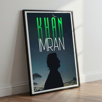 Imran Khan | Poster Wall Art | Single Panel